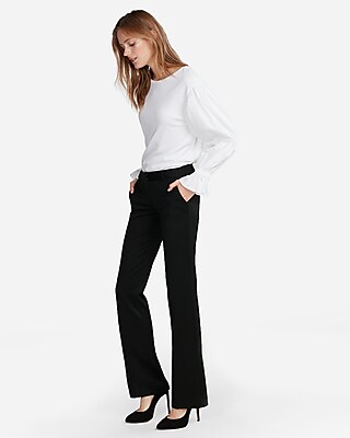 Low Rise Slim Flare Columnist Pant | Express