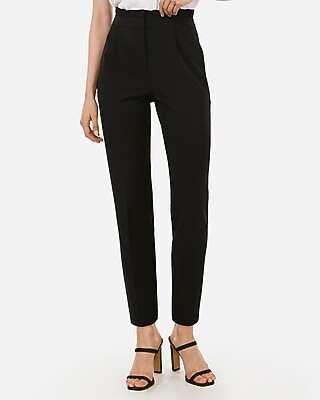 high waisted ruffle top pants