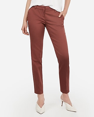 low rise ankle pants