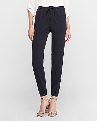 express mid rise ankle jogger pant