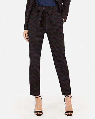 sash tie ankle pants