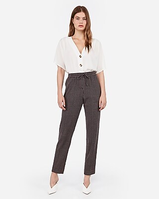 express mid rise ankle jogger pant