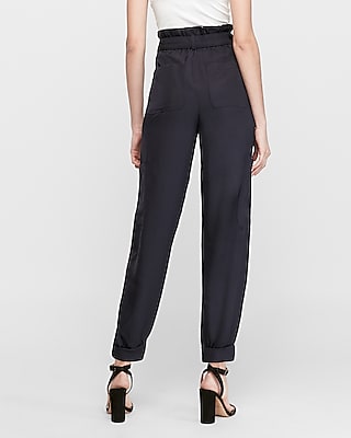 high waisted jogger dress pants