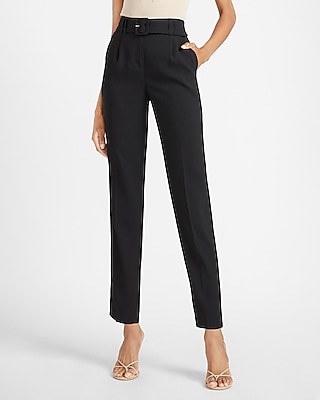 black skinny ankle dress pants