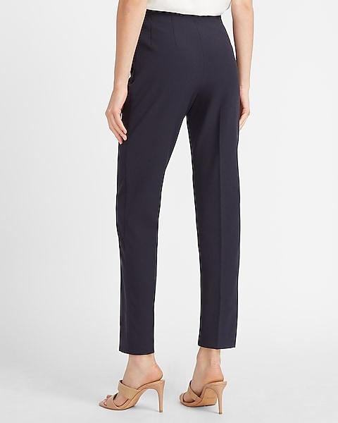 High Waisted Supersoft Twill Pull-on Ankle Pant