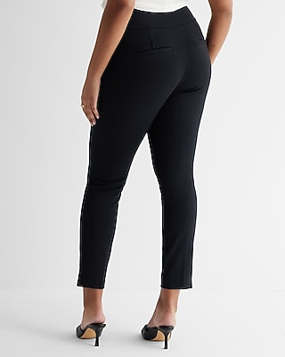 Columnist High Waisted Knit Ankle Pant Express