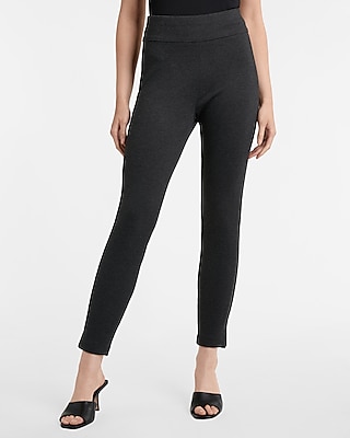 black slim pants women's