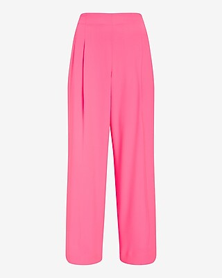 Super High Waisted Pleated Stovepipe Pant