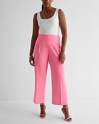 Super High Waisted Pleated Stovepipe Pant