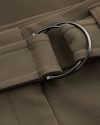 Super High Waisted Belted Cargo Pant