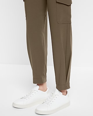 Super High Waisted Belted Cargo Pant