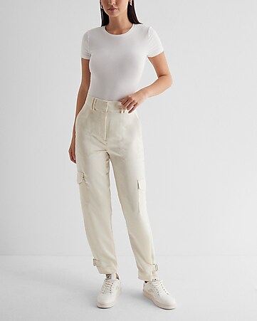 170-175cm Tall Women Long White Pants Spring Straight High Waist Wide Leg  Navy Blue Pants White Office Lady Casual Trousers - Pants & Capris -  AliExpress