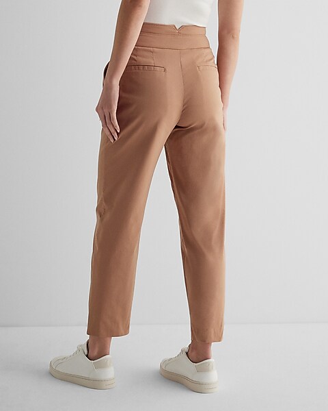 Plain 7/8 straight pants - CAUSETTE