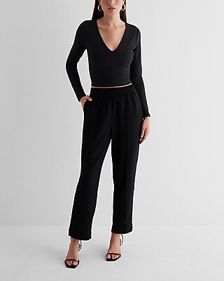 High Waisted Seamed Ankle Joggers - image 4