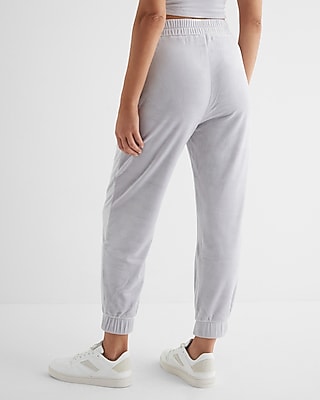 High Waisted Velour Joggers