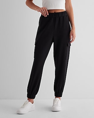 Express Women s High Waisted Luxe Lounge Cargo Joggers