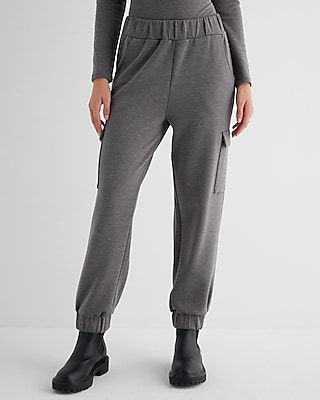 High Waisted Luxe Lounge Cargo Joggers