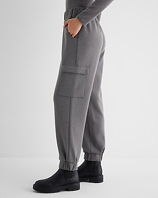 High Waisted Luxe Lounge Cargo Joggers