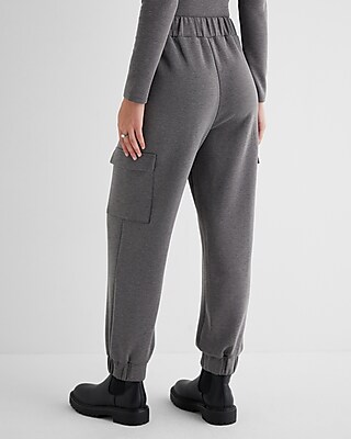 High Waisted Luxe Lounge Cargo Joggers