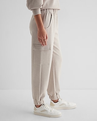 High Waisted Luxe Lounge Cargo Joggers