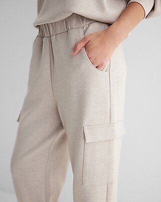 High Waisted Luxe Lounge Cargo Joggers
