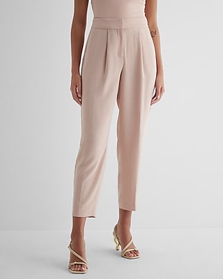 Stylist Super High Waisted Pleated Ankle Pant
