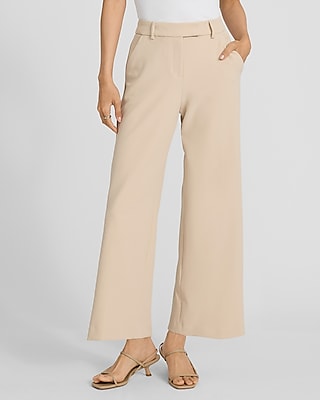 Editor Linen-blend Mid Rise Ankle Trouser
