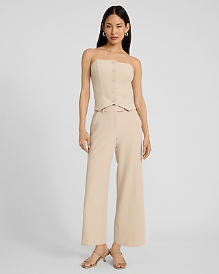 Editor Studio Stretch Twill Mid Rise Ankle Trouser