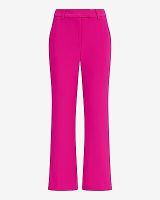 Editor Studio Stretch Twill High Waisted Cropped Flare Pant