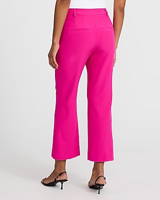 Editor Studio Stretch Twill High Waisted Cropped Flare Pant