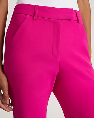 Editor Studio Stretch Twill High Waisted Cropped Flare Pant