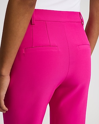 Editor Studio Stretch Twill High Waisted Cropped Flare Pant