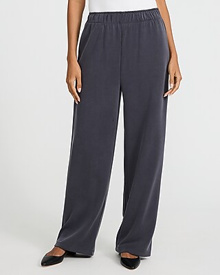 LuxEssentials Elastic Waist Wide Leg Pant - image 2