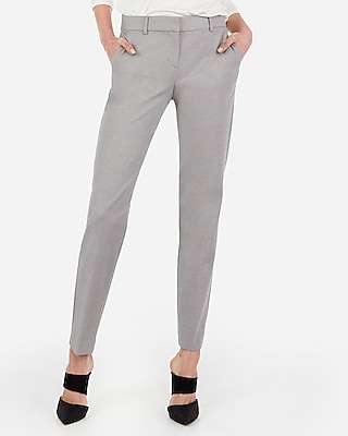 gray ankle pants