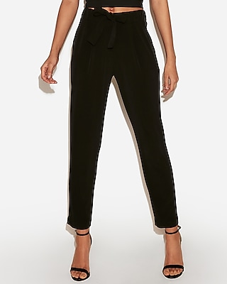 black basic cuffed hem jogger