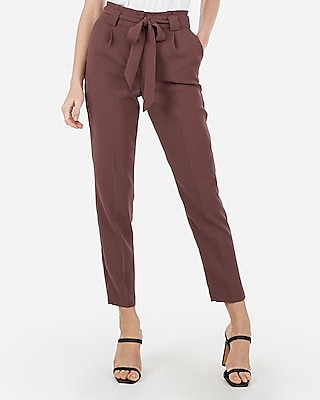 brown ankle pants