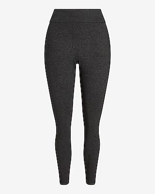 Curvy High Waisted Ponte Tweed Leggings