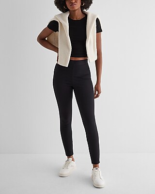 Columnist Super High Waisted Body Contour Knit Leggings