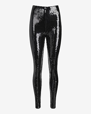 Super High Waisted Sequin Leggings - image 5