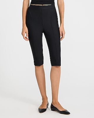 Stretch Bandage Mid Rise Capri Pant - thumbnail 6