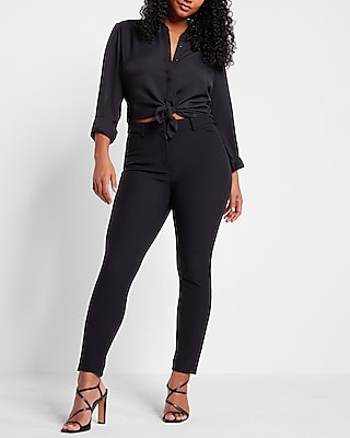Editor Studio Stretch Twill High Waisted Skinny Pant