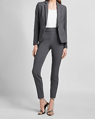 fitted pant suit