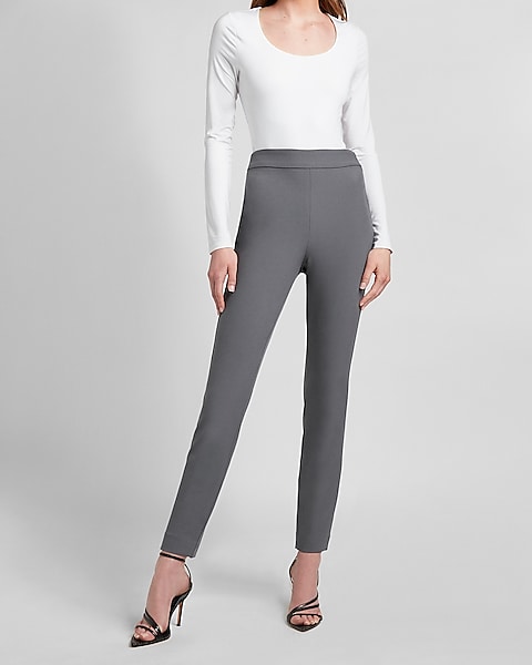 Express Super Soft Twill High Rise Skinny Pants Khaki Polyester Career  Women's X