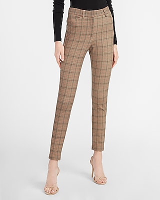 plaid skinny pant