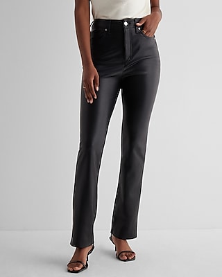 Faux leather shop pants express