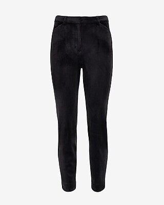 Editor High Waisted Velvet Skinny Pant