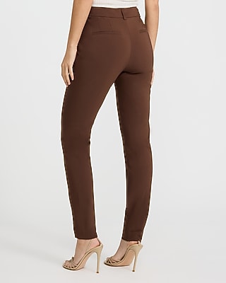Editor Stretch Cotton High Waisted Skinny Pant