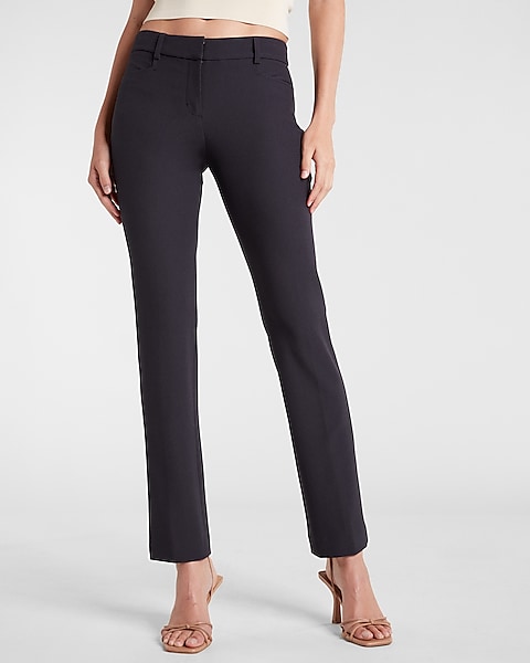 Mid Rise Supersoft Twill Slim Pant | Express