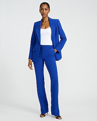 Editor Studio Stretch Twill Super High Waist Straight Ankle Pant