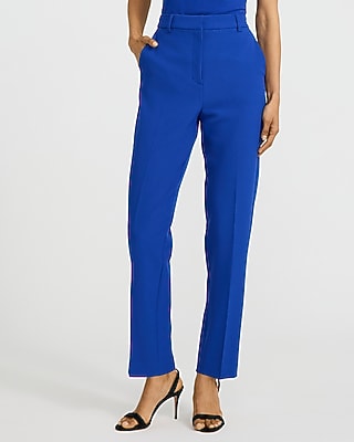 Editor Studio Stretch Twill Super High Waist Straight Ankle Pant